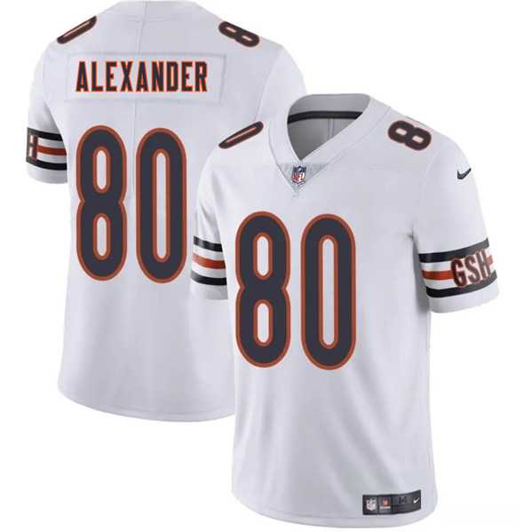 Men & Women & Youth Chicago Bears #80 Maurice Alexander White 2025 Vapor Stitched Jersey,We sell and wholesale Men & Women & Youth Chicago Bears #80 Maurice Alexander White 2025 Vapor Stitched Jersey on line form chian!